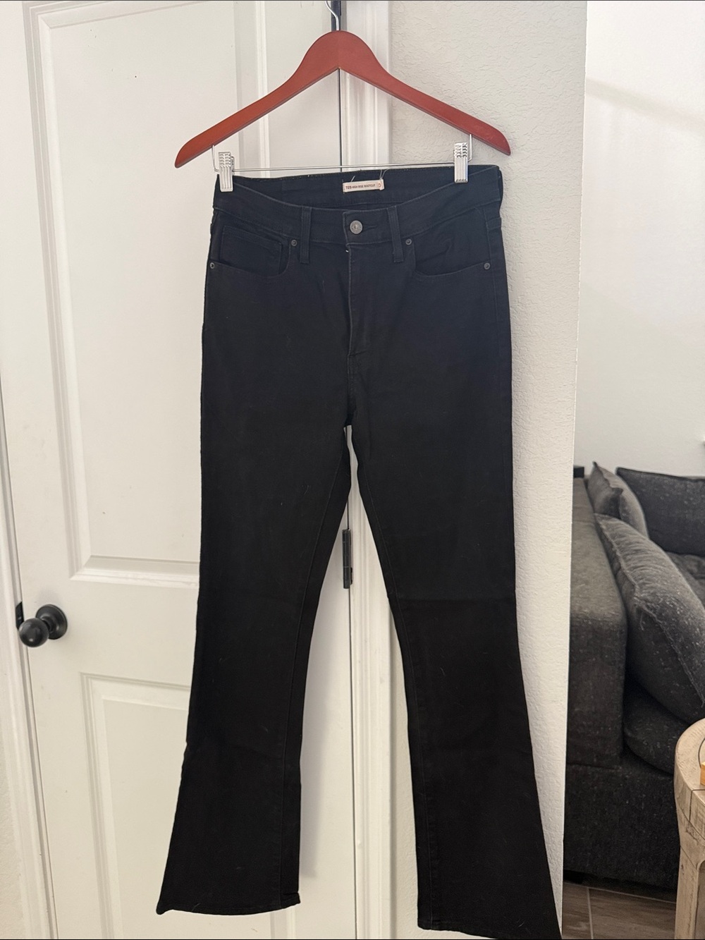 Levi's Black High-Rise Bootcut - Flare Jeans